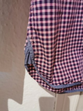 Camisa Massimo Dutti Cuadros azul Rosa