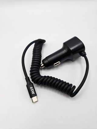 Cargador Coche 65W USB C Carga Rápida