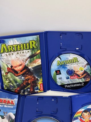 Lote 3 Juegos PS2 Infantiles: Arthur, Noddy