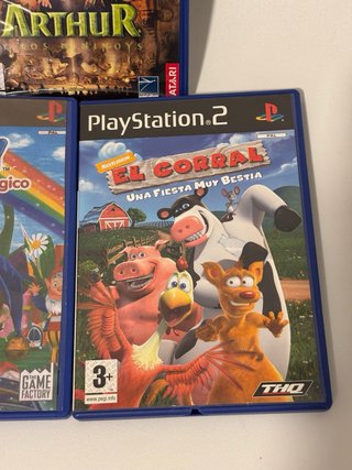 Lote 3 Juegos PS2 Infantiles: Arthur, Noddy