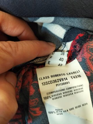 Vestido Class Roberto Cavalli Talla S/36/8