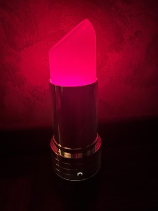 Lampada RuPaul Rosa e Argento