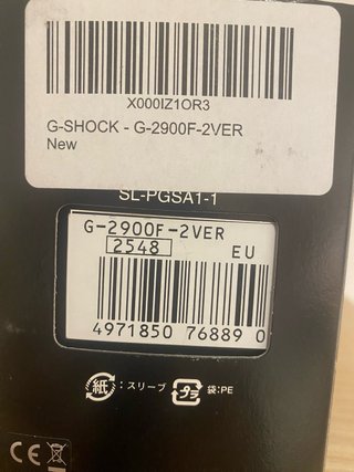 Casio G-Shock e-data G-2900F-2V