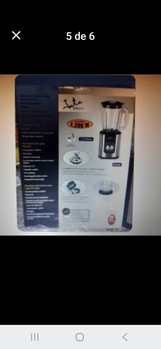 Batidora Jata 1200W Acero Inoxidable