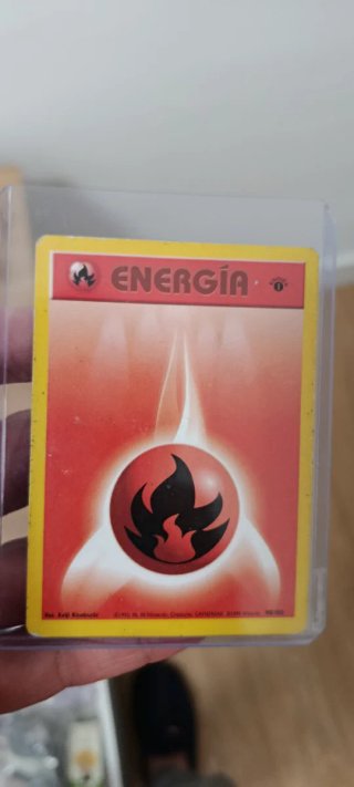 Carta Pokémon Charmeleon #24+energía 1ª Edicion