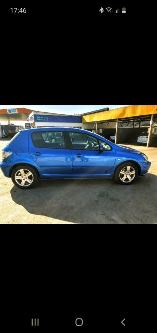 Peugeot 307 Blue  -2004- ITV 2027- Etiqueta B