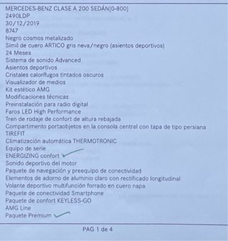 Mercedes-Benz Clase A 200 Sedán