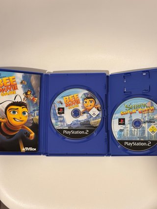 Lote 2 Juegos PS2 DreamWorks: Bee Movie y Shrek