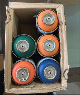 Lote 5 sprays pintura Nbq