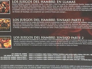 Los Juegos del Hambre Saga Completa DVD