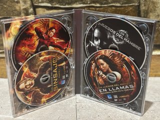 Los Juegos del Hambre Saga Completa DVD