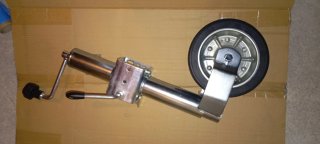 Rueda Jockey 60mm remolque caravana van