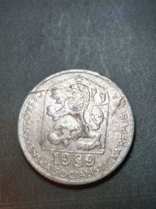 Lote 4 monedas Checoslovaquia 50/20/10 Haleru