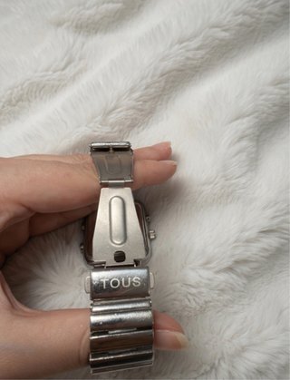 Reloj Tous Oso Rosa y Plateado
