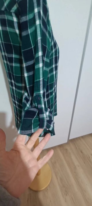 Camisa de franela a cuadros mujer