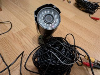 Kit Videovigilancia DVR 4 Canales+2 Cámaras+cables