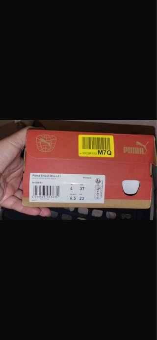 Tenis Puma Blancos y Negros