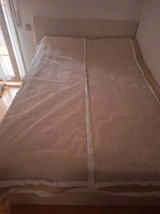 Mosquitera 133x210 cm blanca nueva