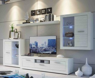 Mueble de comedor blanco brillo nuevo