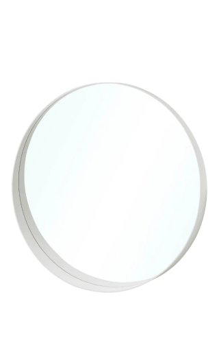 Espejo Redondo 80cm Gris/Blanco