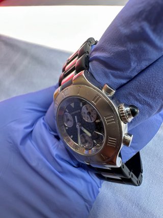 Reloj Cartier 21 Chronoscaph Negro 34mm