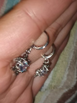 Collar y pulsera copo de nieve con circonita