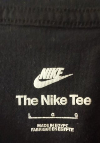 Camiseta Nike Negra Talla L
