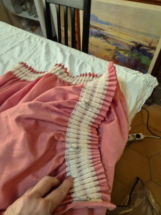 Cortinas de seda cruda alta calidad salmon
