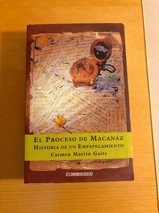 Libro “El proceso de Macanaz”, Carmen Martín Gaite
