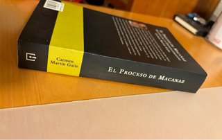 Libro “El proceso de Macanaz”, Carmen Martín Gaite