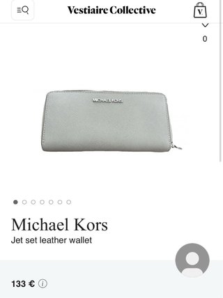 Michael Kors Jet Set Travel Saffiano gris