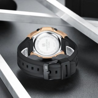 Reloj Naviforce Hombre Negro/Dorado