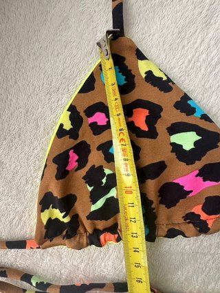 Bikini  brasileño estampado leopardo multicolor
