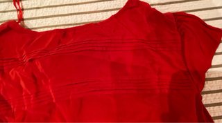 Blusa vaporosa Massimo Dutti Roja