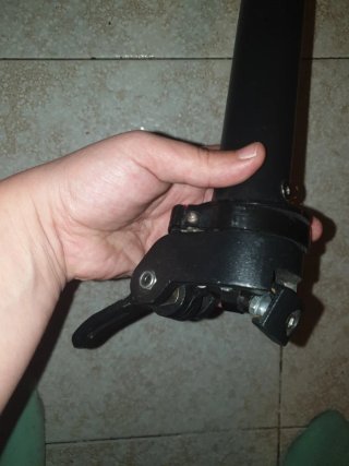 Mástil Patinete Eléctrico Negro