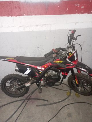 Minimoto Malcor XZR Motocross Negra/Roja