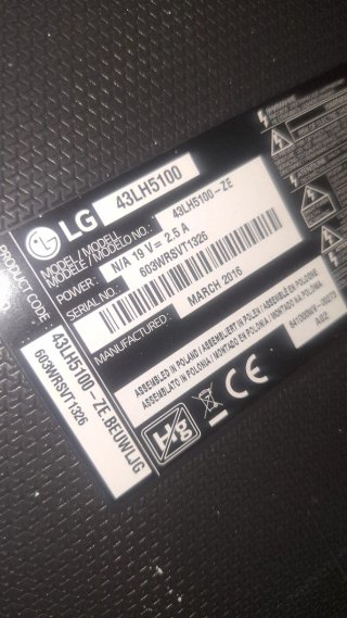 OFERTON!! TV LG 43 Negra