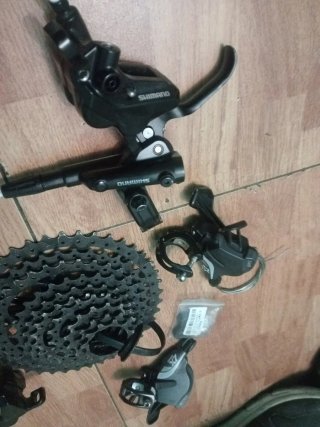 Lote Sram X7 2x10 + Frenos Shimano