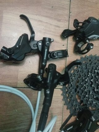 Lote Sram X7 2x10 + Frenos Shimano