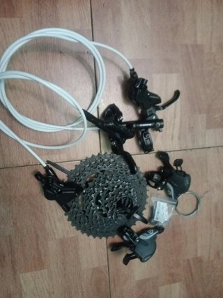 Lote Sram X7 2x10 + Frenos Shimano