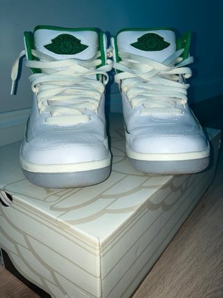 Zapatillas Jordan Verdes y Blancas