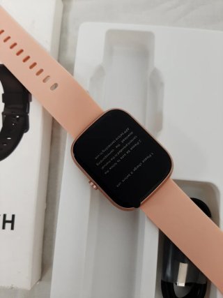 Smartwatch T60 Pantalla 1.91” Bluetooth Rosa IP68