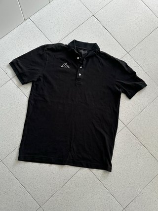 Camiseta Polo Kappa Negra