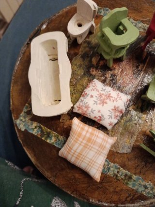 Lote miniaturas casa muñecas