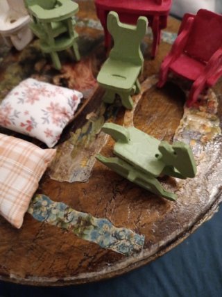 Lote miniaturas casa muñecas