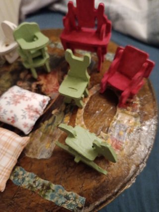 Lote miniaturas casa muñecas