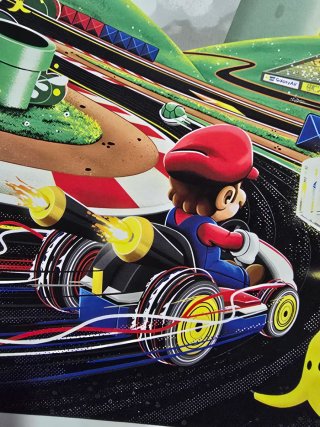 Poster A3 Circuito Mario Kart Coppa Conchiglia