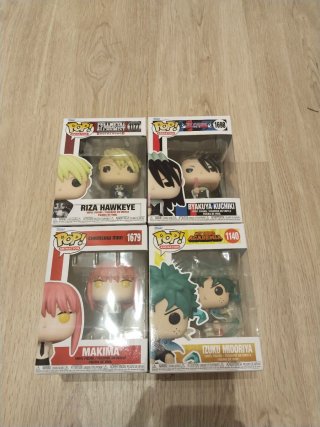 Pack 4 Figuras Funko Pop Anime