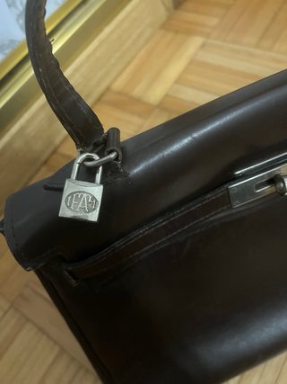 Borsa Hermès Marrone in Pelle