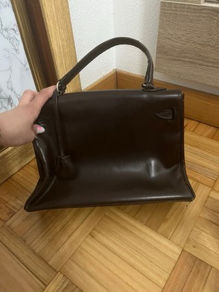 Borsa Hermès Marrone in Pelle